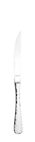 Set Couverts à Steak Solex Lena 12 Pièces - Acier Inox 18/10 Design Martelé