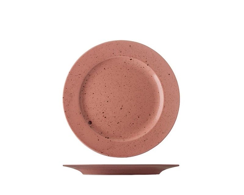 Flad tallerken 20 cm, Lifestyle Terracotta - Lilien