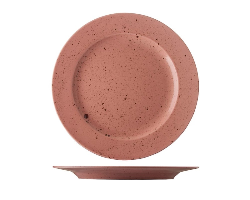 Flad tallerken 28 cm, Lifestyle Terracotta - Lilien