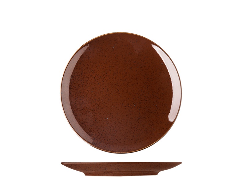 Flad tallerken, 21 cm, Lifestyle Cacao - Lilien