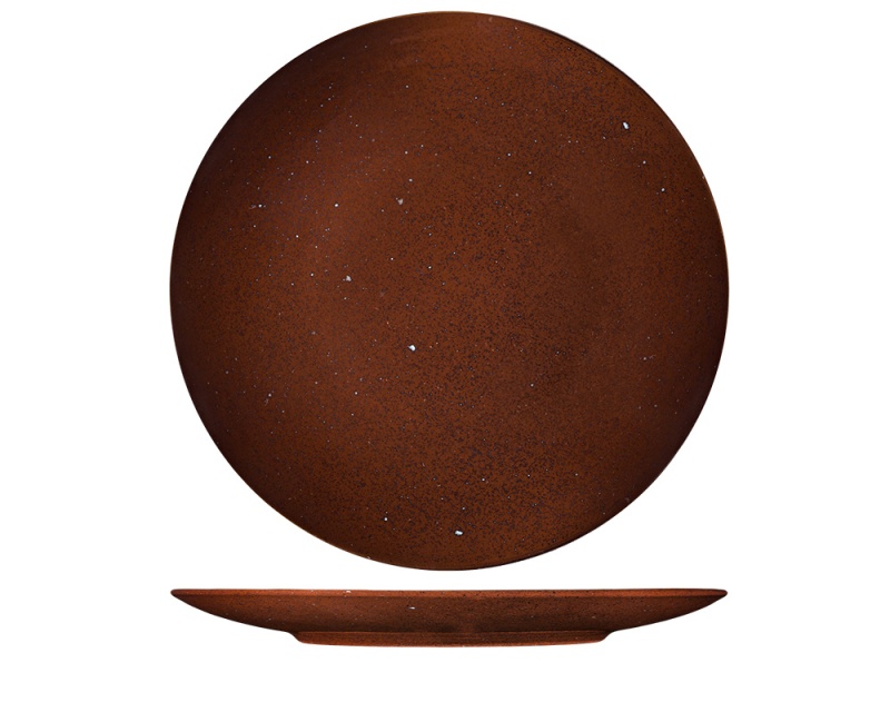 Flad tallerken, 30 cm, Lifestyle Cacao - Lilien