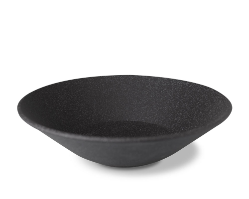 Dyb tallerken Raw no 9, 27 cm, sort - Benedikt