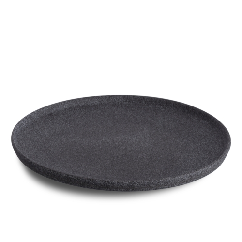 Tallerken Raw nr. 4, 26 cm, mørkegrå - Benedikt