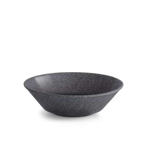 Skål Hazy no 4, halvglaseret, 20 cm, mørkegrå - Benedikt