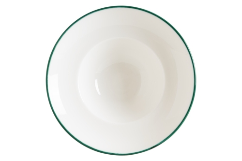 Dyb Tallerken 24 cm, Gourmet Linea Green - Bonna