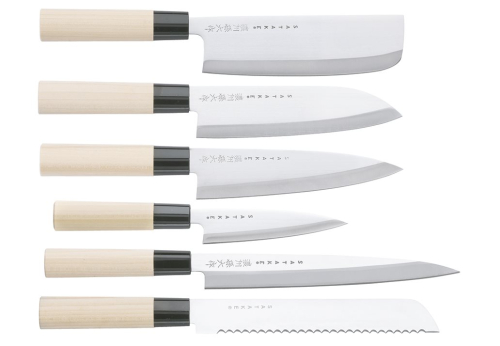 Houcho Knife set, 6 knives - Satake