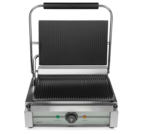 Panini clamp grill, ribbet - Exxent