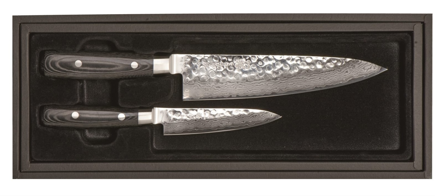 Knivsæt 2 dele Kokkekniv 20cm + Utilitykniv 12cm - Yaxell ZEN