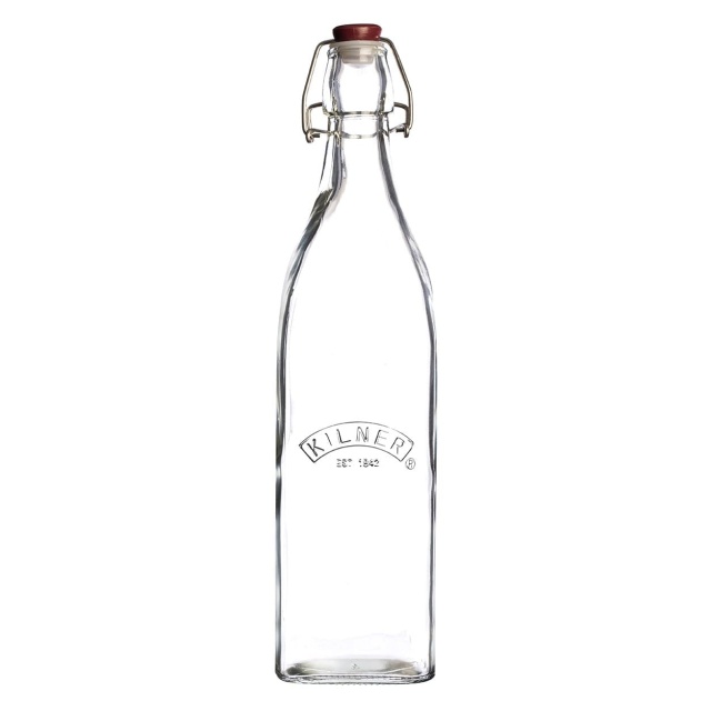 Flaske med klemme, 1L - Kilner