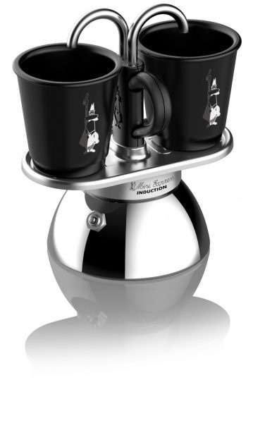 Moka Express Induction, moka maker og to kopper - Bialetti