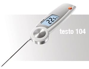 Termometer Testo 104, foldbart