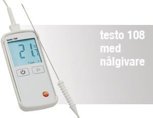 Termometer Testo 108 hurtigt