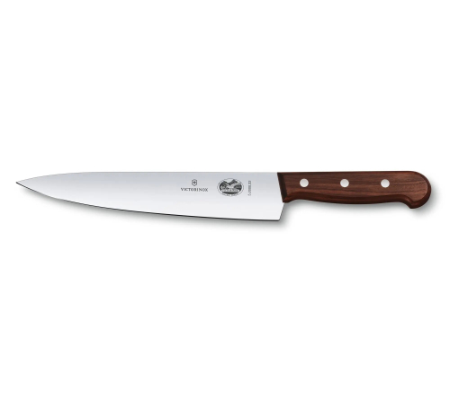 Kokkekniv, 22 cm, håndtag i rosentræ - Victorinox