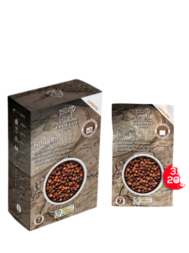 Peber, Rød Kampot, 60 g, Cambodja - Peugeot