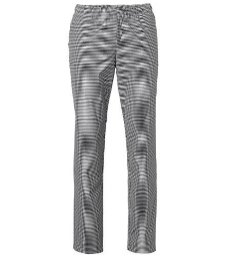 Bukser, unisex, sort pepita - Segers