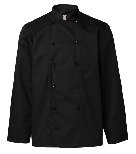 Kokkejacket, herre, sort - Segers