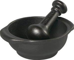 Krydderi skål med slag Ø 11 cm, støbejern