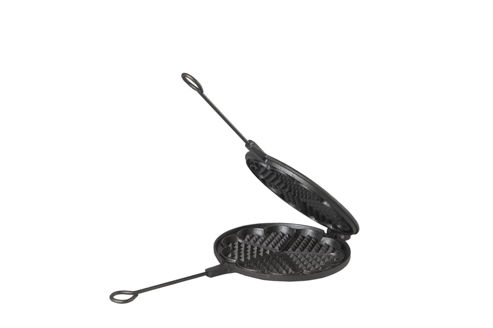 Vaffeljern i støbejern, 21 cm - Skeppshult