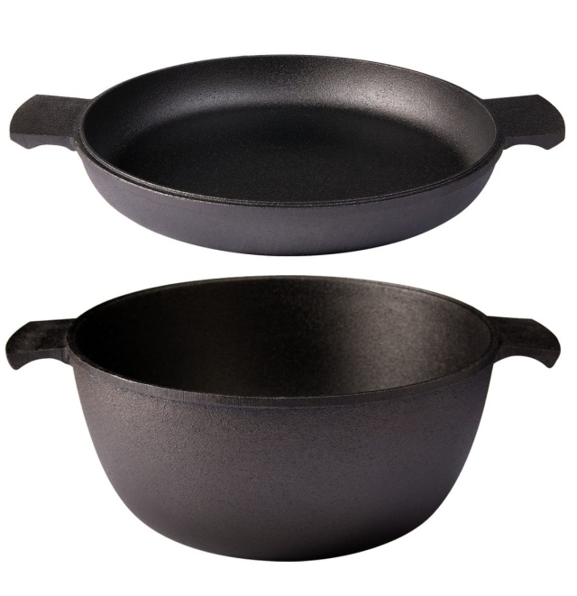 Gryde 4,5 liter + Stegepande 27 cm - Skeppshult