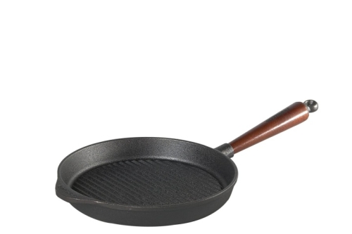 Grillpande med træhåndtag - Skeppshult