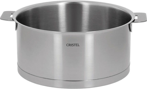 Lav gryde, aftagelige håndtag, Strate - Cristel - 24 cm