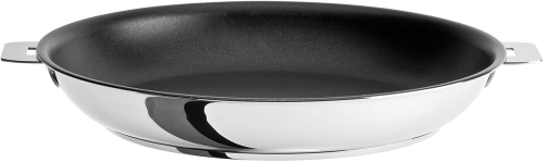 Belagt stegepande, aftagbart håndtag, Casteline - Cristel - 30 cm