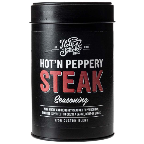 Peppery Steak, krydderiblanding, 175 g - Holy Smoke BBQ