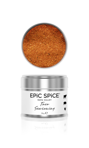 Tacokrydderi, krydderiblanding, 120 g - Epic Spice