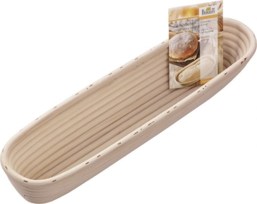 Gærkurv til baguette, rattan - Birkmann