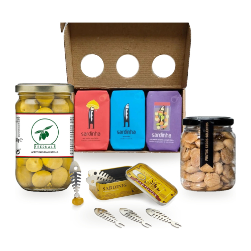 Værtsgave med Snacks & Sardingafler