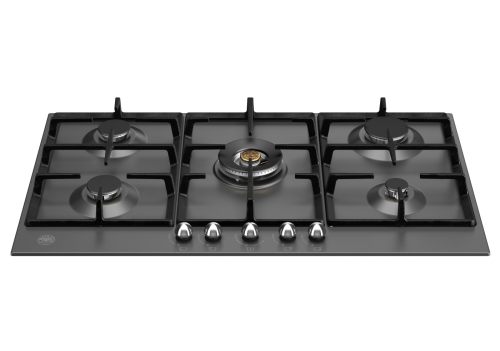Heritage gaskomfur, 90 cm, mat sort - Bertazzoni