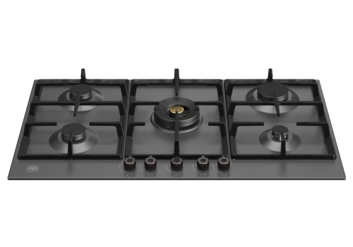 Gaskomfur Professional, 90 cm, Mat sort - Bertazzoni