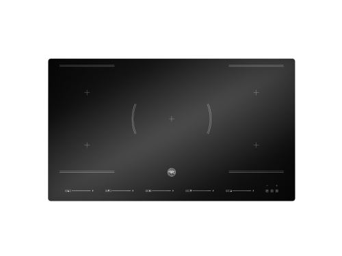 Induktionskogeplade 90 cm, faset kant, 5 zoner - Bertazzoni