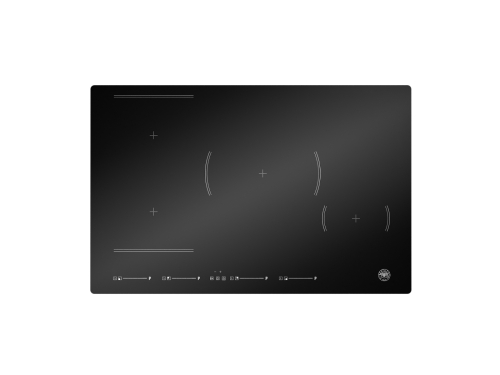 Induktionskogeplade 78 cm, faset kant, 4 zoner - Bertazzoni