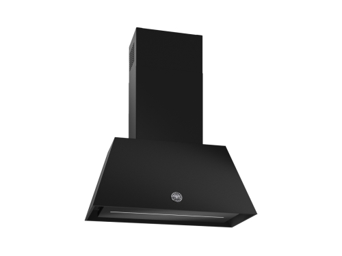 Heritage ventilator, væghængt 70 cm, mat sort - Bertazzoni