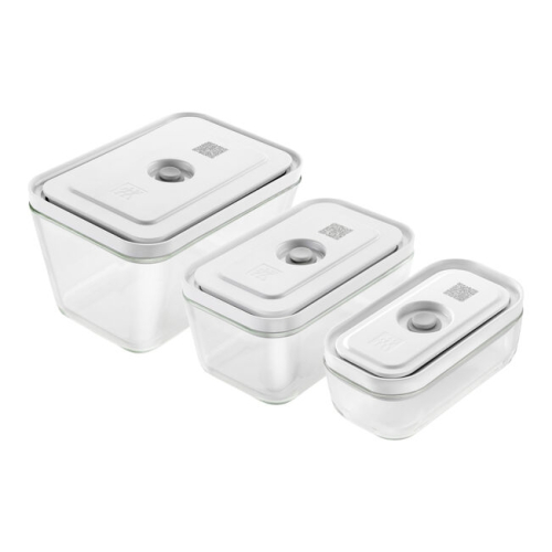 Vakuumbeholder i Borosilikatglas, Fresh & Save, 3-pak - Zwilling
