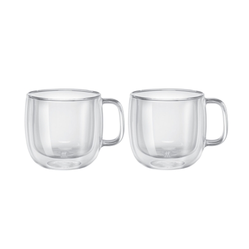 Cappuccino Cup/Tea Cup i dobbeltvægglas, 2-pack, Sorrento - Zwilling
