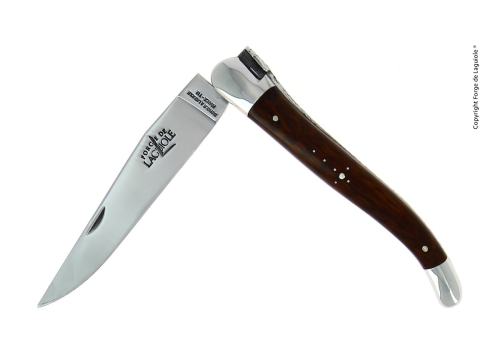 Foldekniv, 12 cm, skaft af slangetræ, poleret, Tradition - Forge de Laguiole