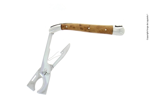 Cigarkniv, Tuja-håndtag, poleret - Forge de Laguiole