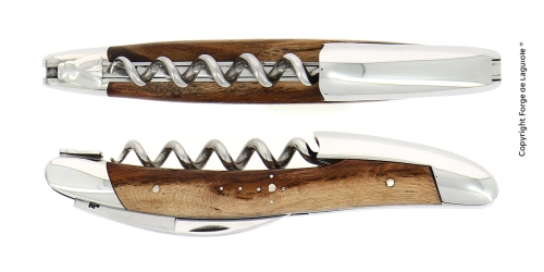 Sommelierkniv i vintræ, poleret, Tradition - Forge de Laguiole