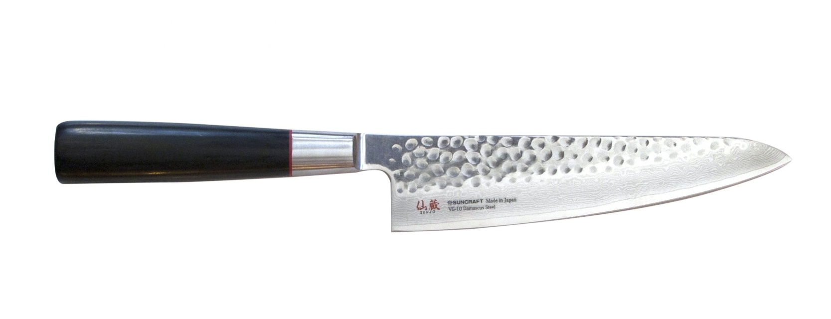 Senzo Santoku kniv, 15cm - Suncraft