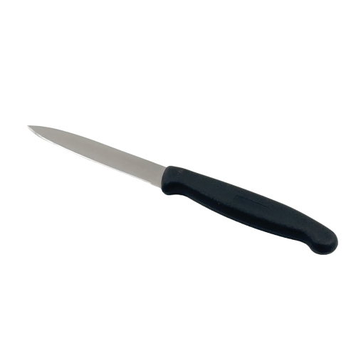Den klassiske lille skrællekniv med sort plasthåndtag, 10 cm - The Kitchen Lab