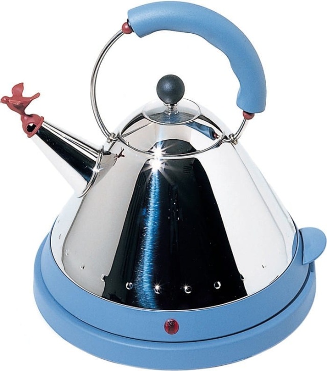 Kedel, Rustfri, stål/lyseblå - Alessi