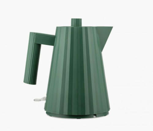 Kedel, plissé, grøn - 1 liter - Alessi