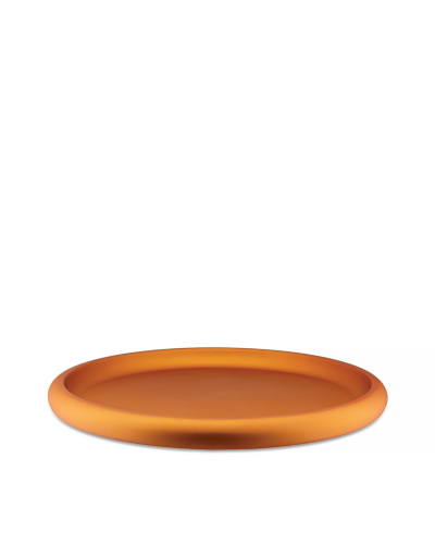 Serveringsfad i anodiseret aluminium, Discolo – Alessi – Orange