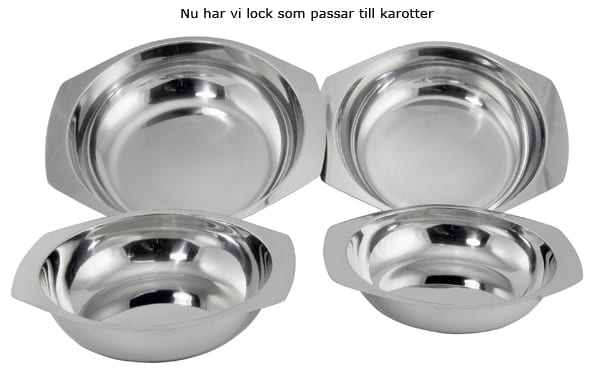 Rund gulerod i rustfrit stål