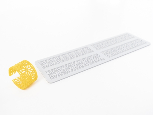 Silikoneform til Tuille, arabesque - 100% Chef