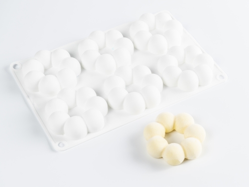 Silikoneform til dekoration, blomst - 100% Chef