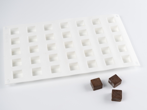 Silikoneform til dekoration, Cube - 100% Chef