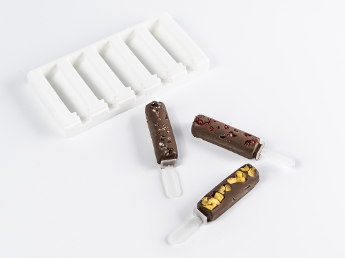 Silikoneform til dekoration, Mini ispind model 2 - 100% Chef